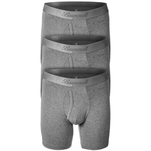 Gray Boxer Briefs 3-Pack