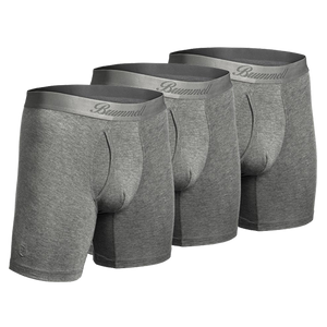 Gray Boxer Briefs 3-Pack